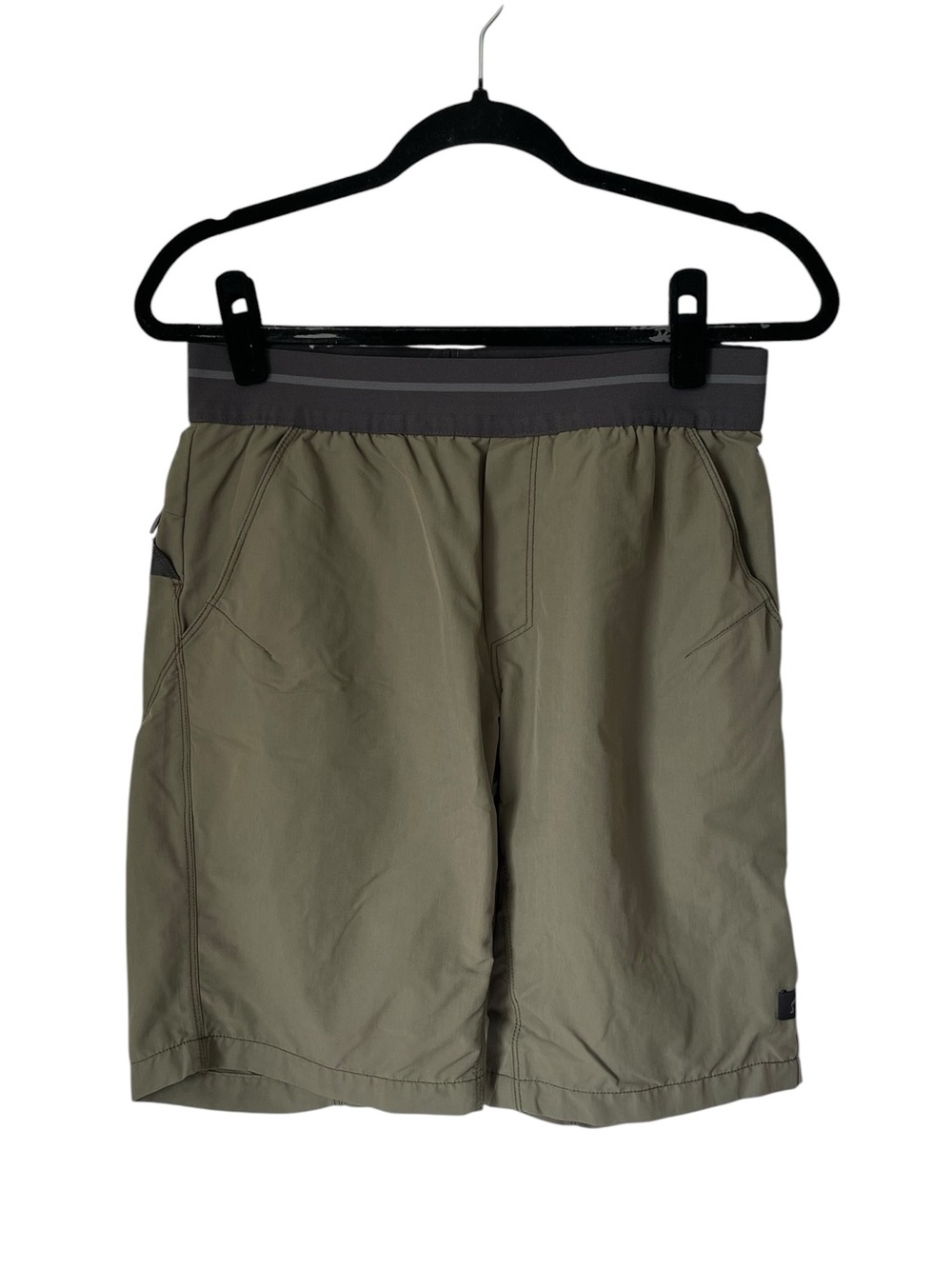 Rab Men's Olive Green Athletic Shorts with Stretch Waistband